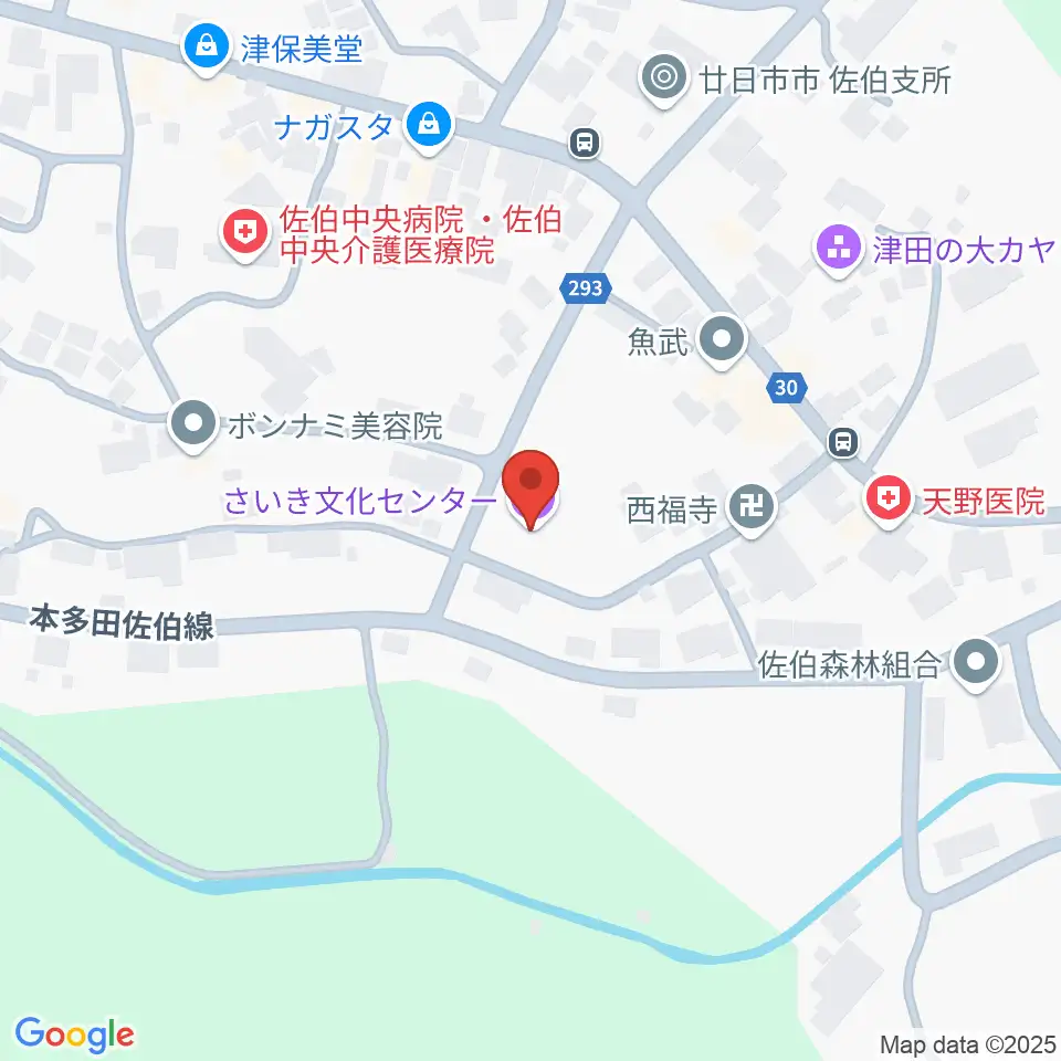 廿日市市さいき文化ホール周辺のホテル一覧地図