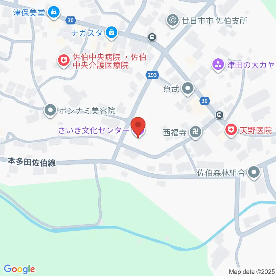 廿日市市さいき文化ホール周辺のホテル一覧地図