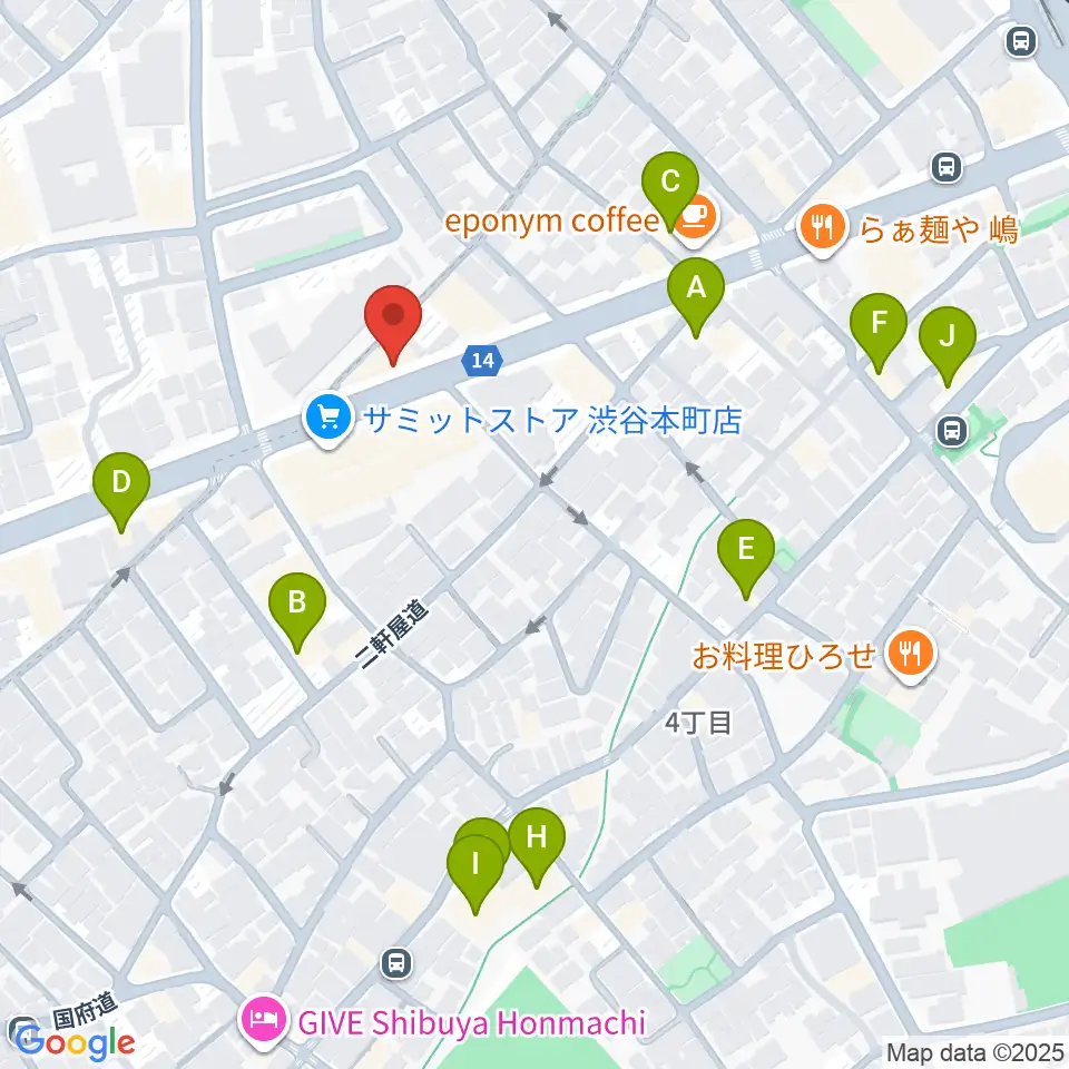 Submarine STUDIO周辺のホテル一覧地図