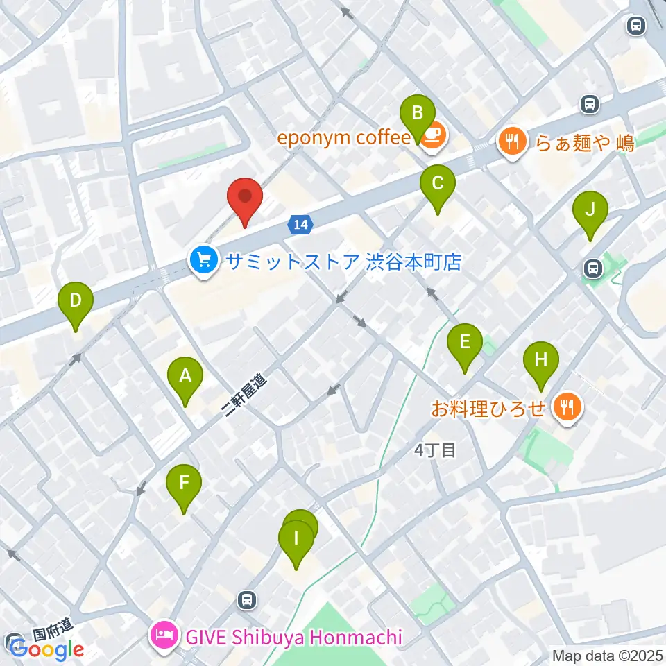 Submarine STUDIO周辺のホテル一覧地図