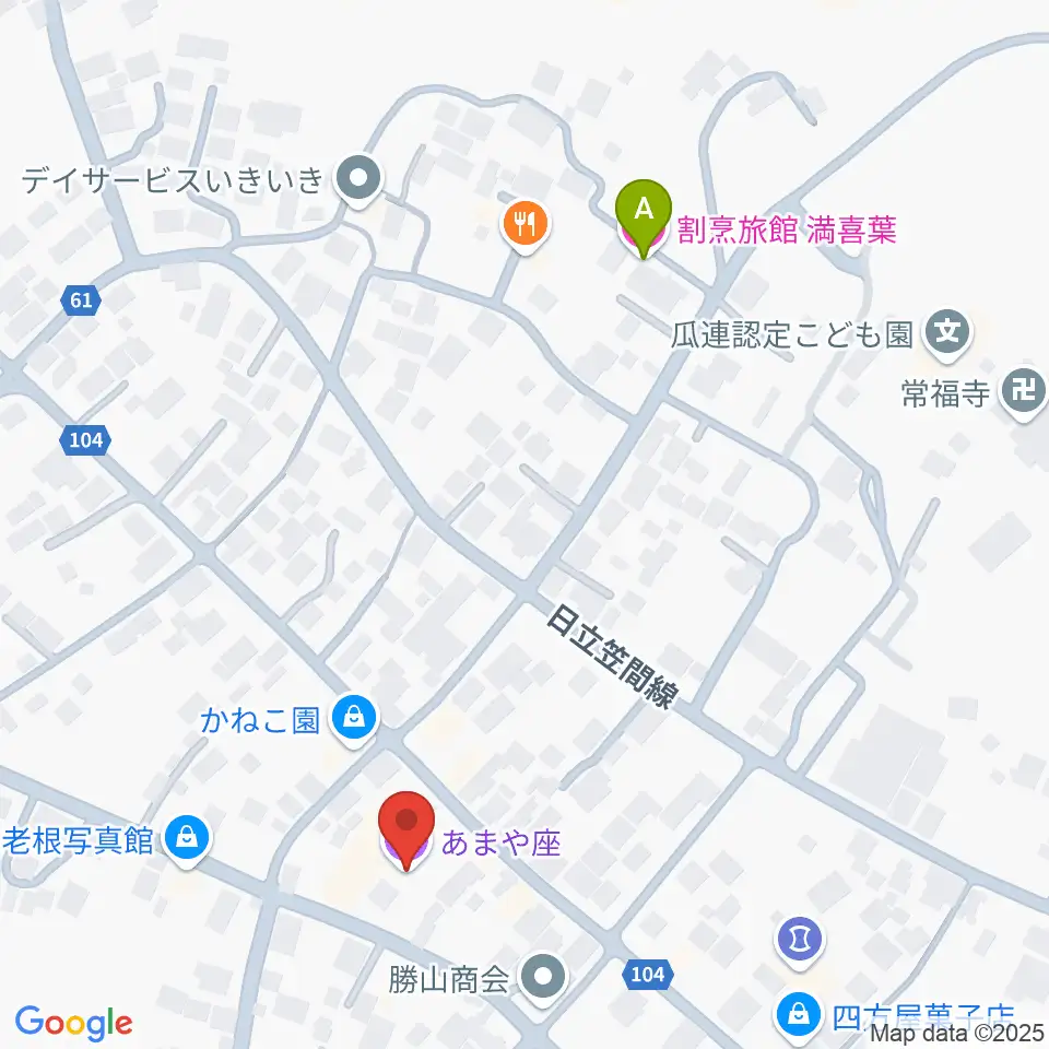 あまや座周辺のホテル一覧地図