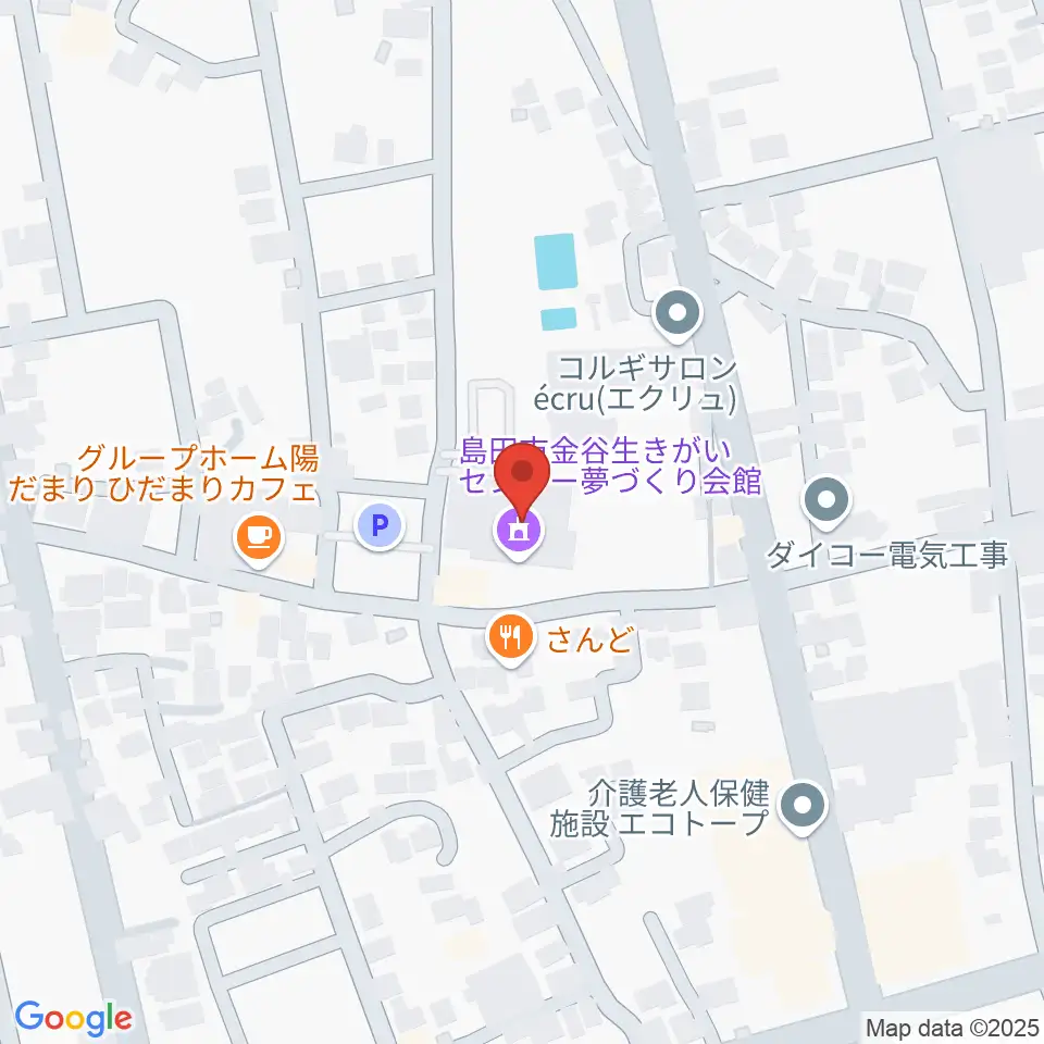 夢づくり会館周辺のホテル一覧地図