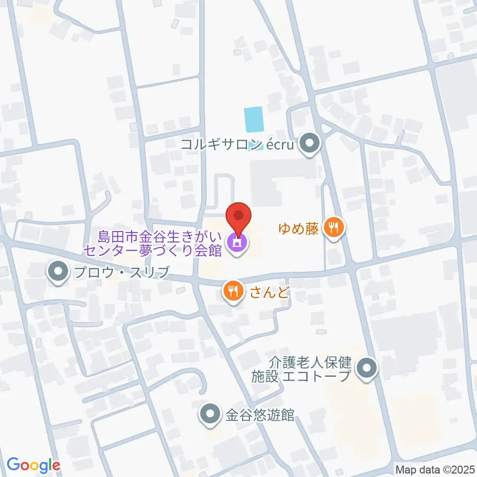 夢づくり会館周辺のホテル一覧地図