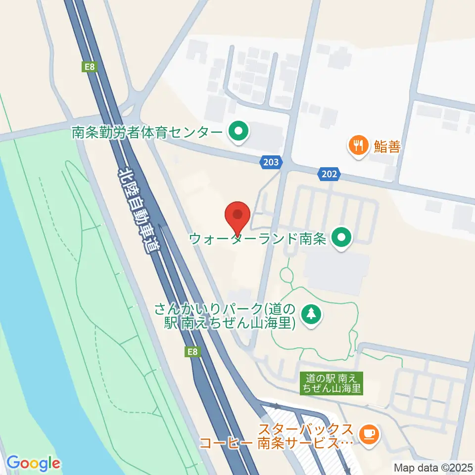 南越前文化会館周辺のホテル一覧地図