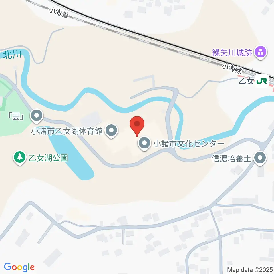 小諸市文化会館周辺のホテル一覧地図