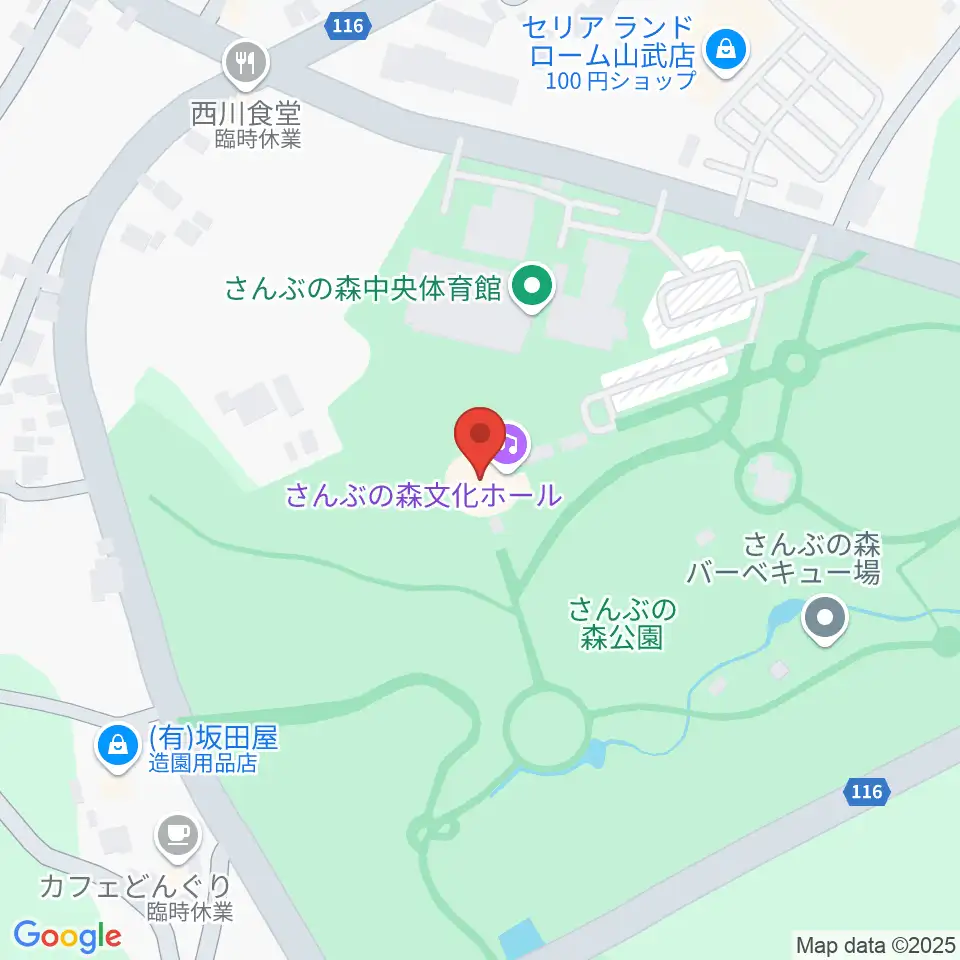 さんぶの森文化ホール周辺のホテル一覧地図