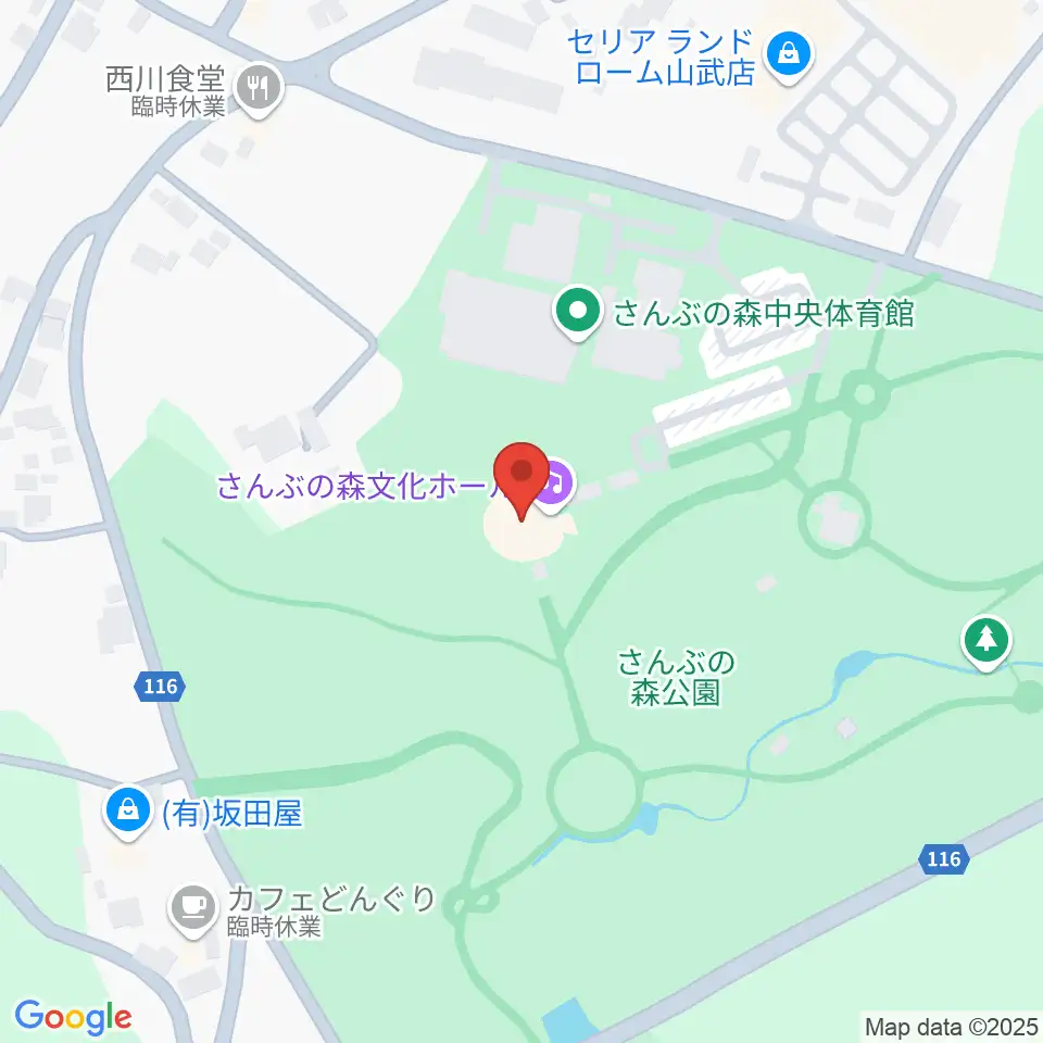 さんぶの森文化ホール周辺のホテル一覧地図