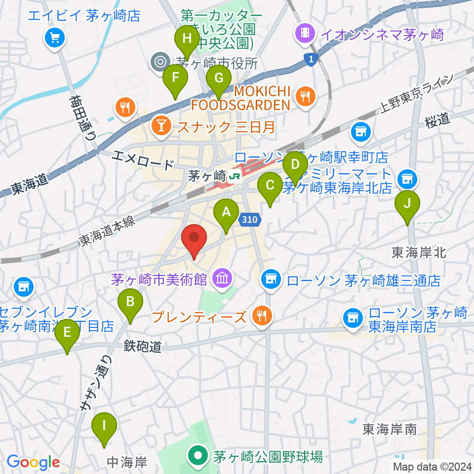 JAM IN THE BOX周辺のホテル一覧地図