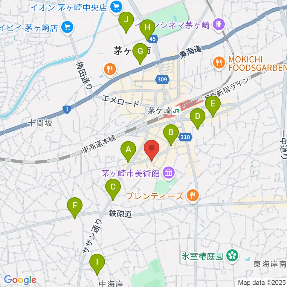 JAM IN THE BOX周辺のホテル一覧地図