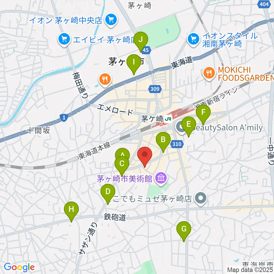 JAM IN THE BOX周辺のホテル一覧地図