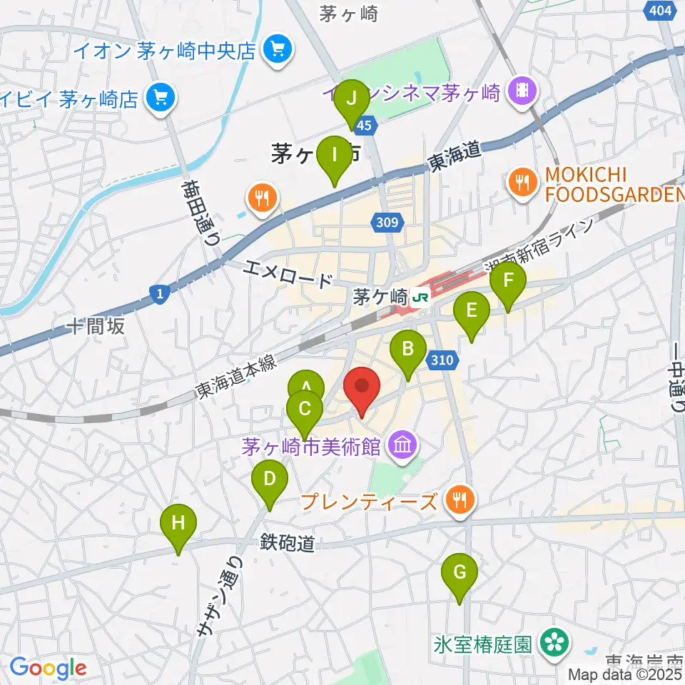 JAM IN THE BOX周辺のホテル一覧地図