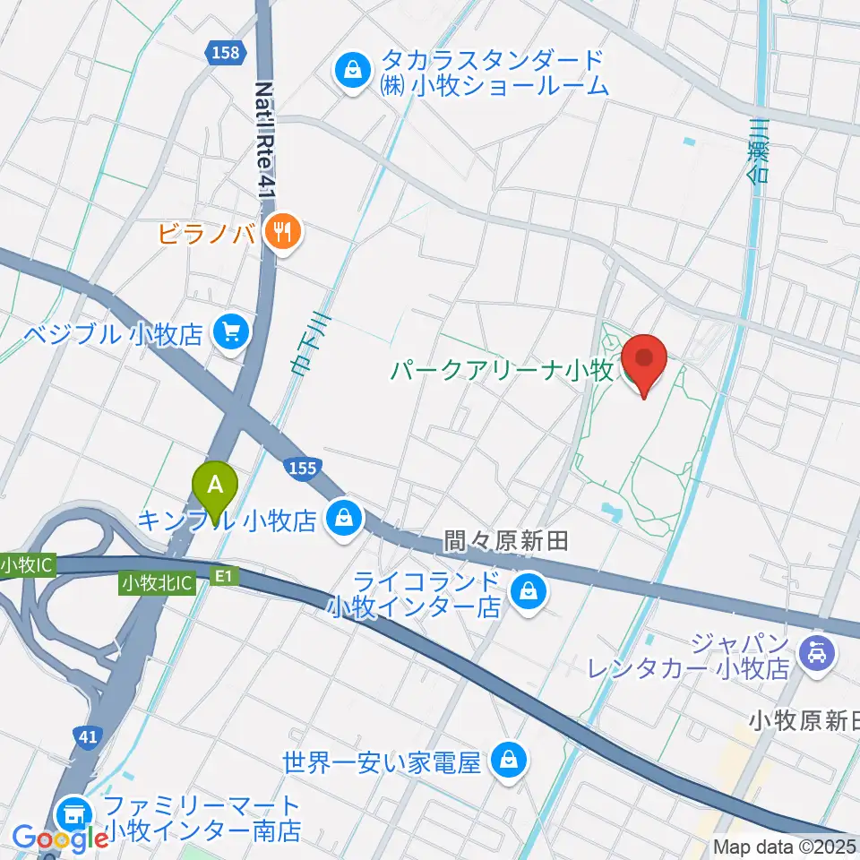 パークアリーナ小牧周辺のホテル一覧地図
