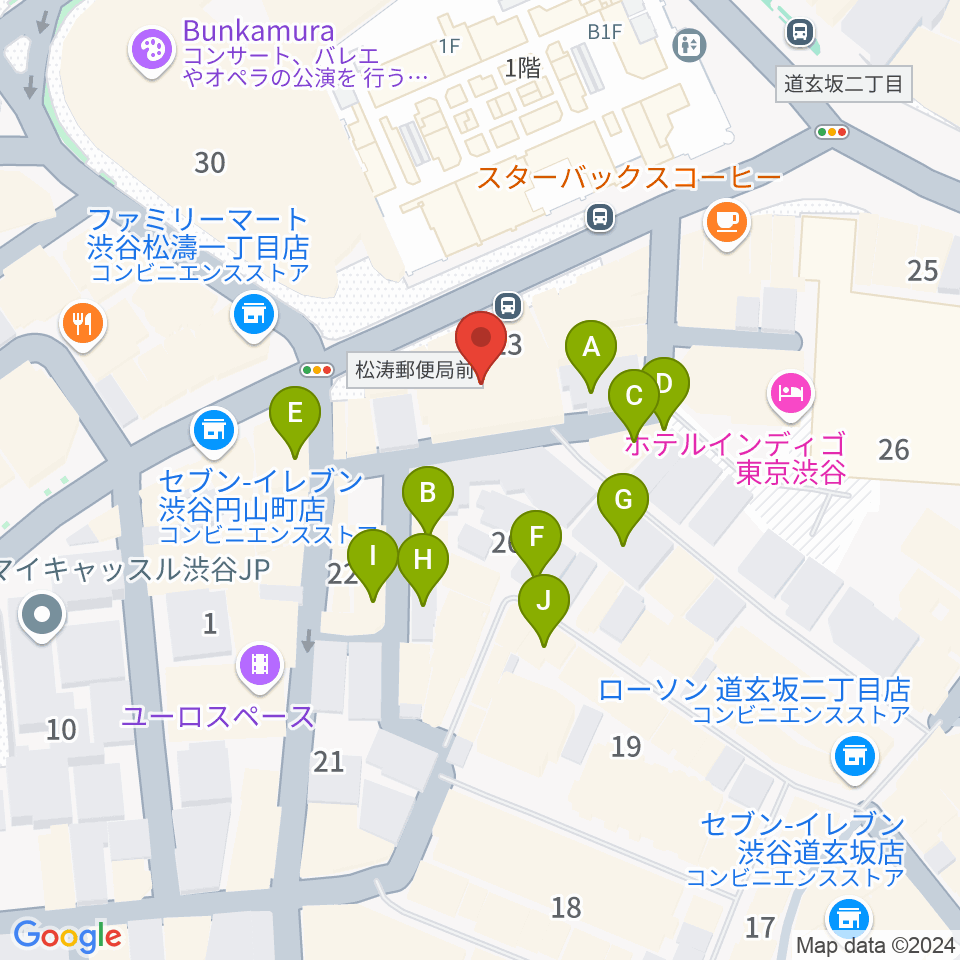 渋谷Studio Freedom周辺のホテル一覧地図