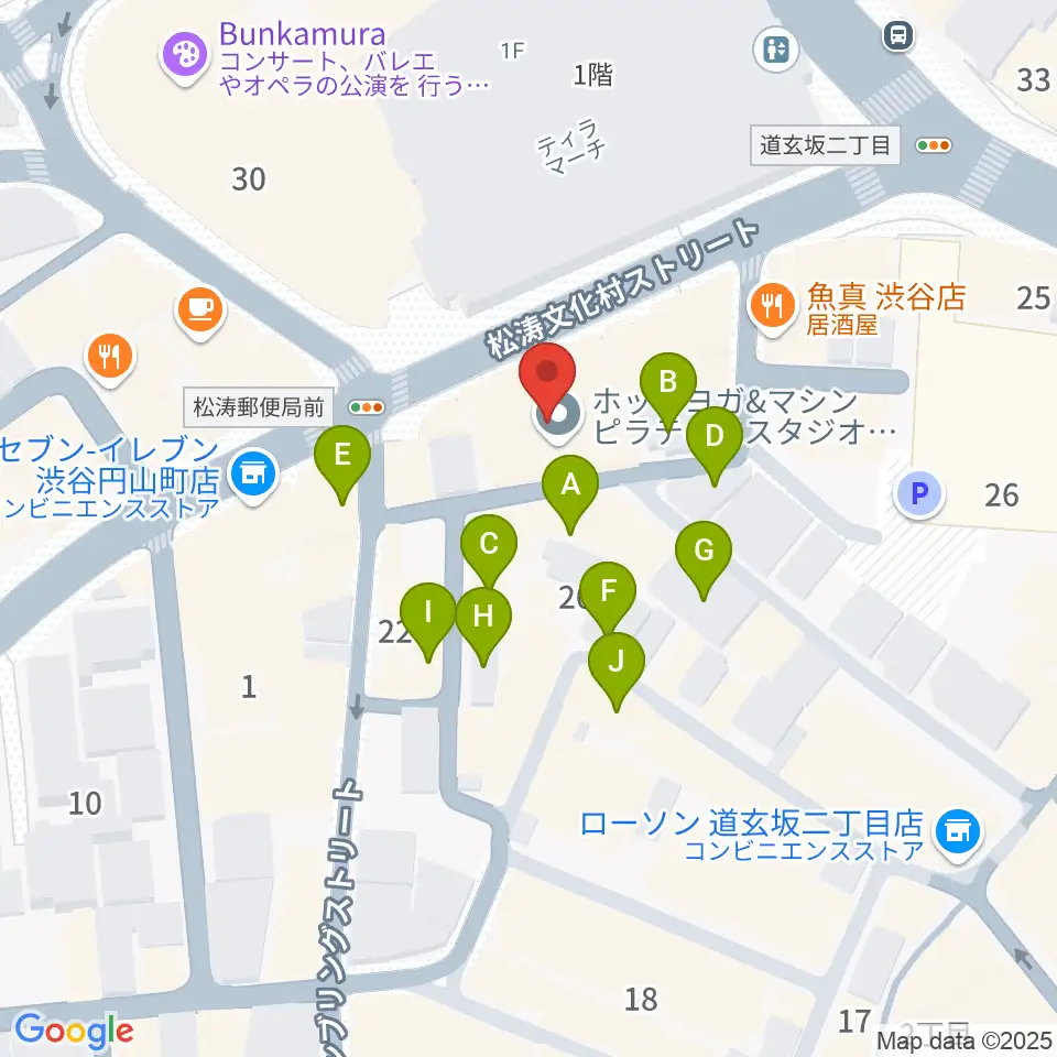 渋谷Studio Freedom周辺のホテル一覧地図