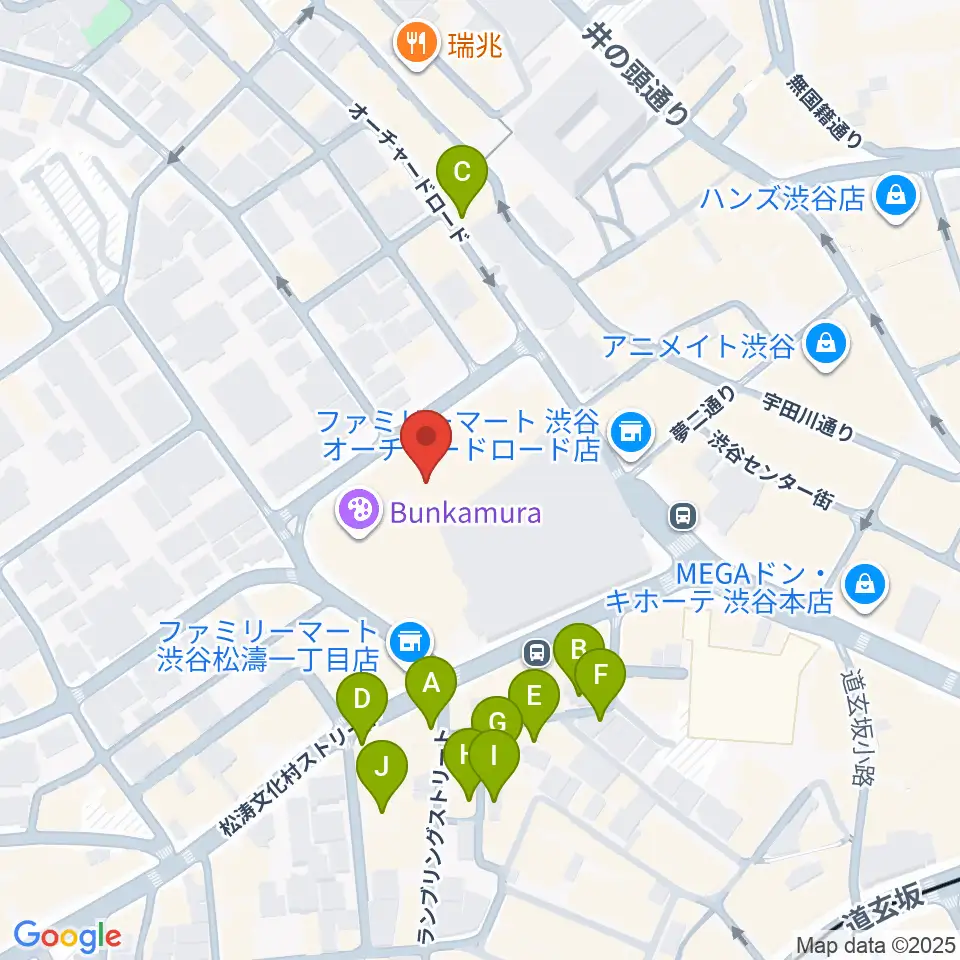 ル・シネマ周辺のホテル一覧地図
