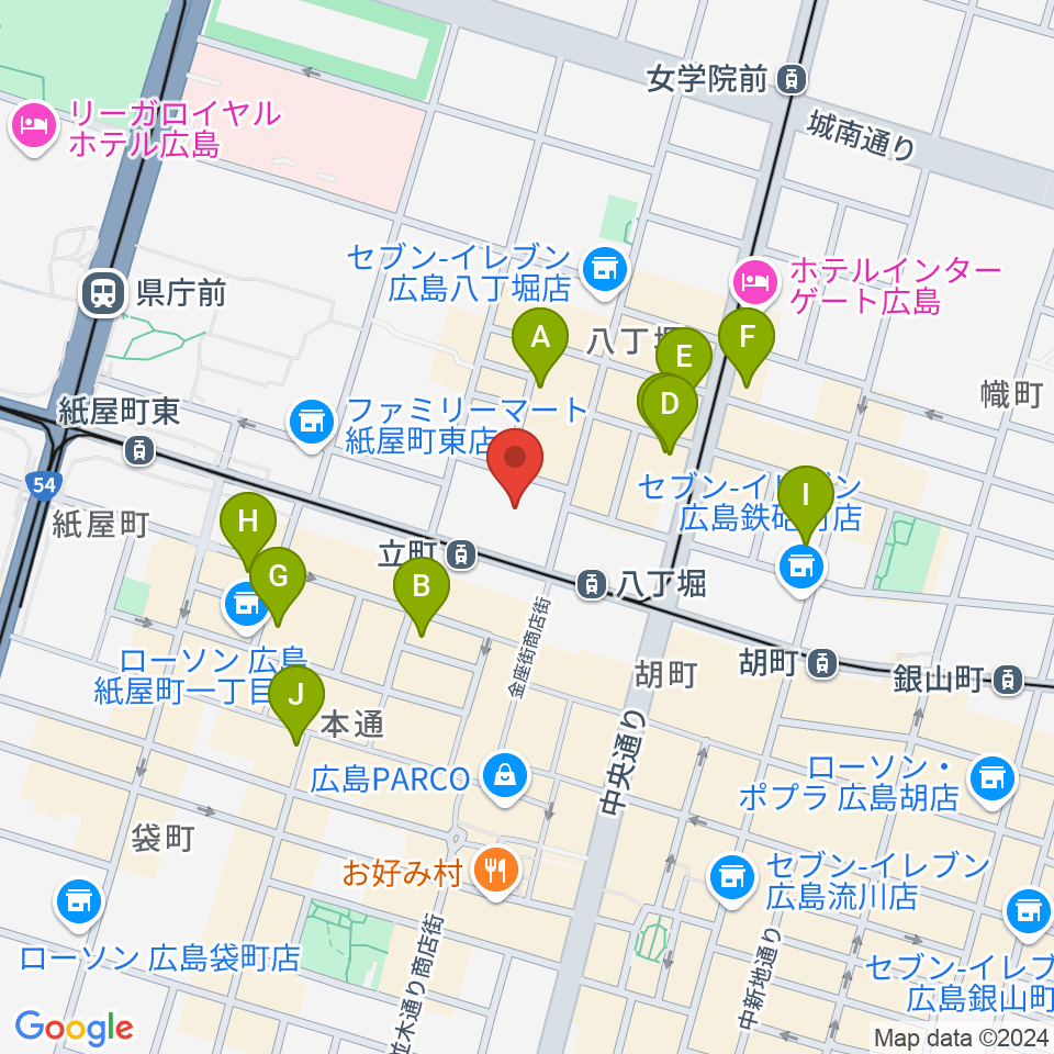 サロンシネマ1・2周辺のホテル一覧地図