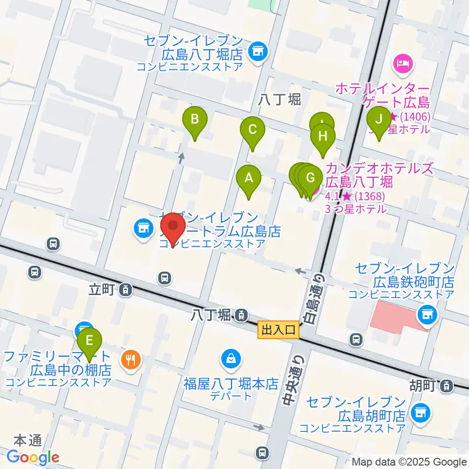 サロンシネマ1・2周辺のホテル一覧地図