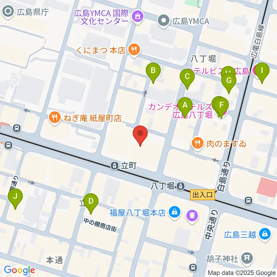 サロンシネマ1・2周辺のホテル一覧地図