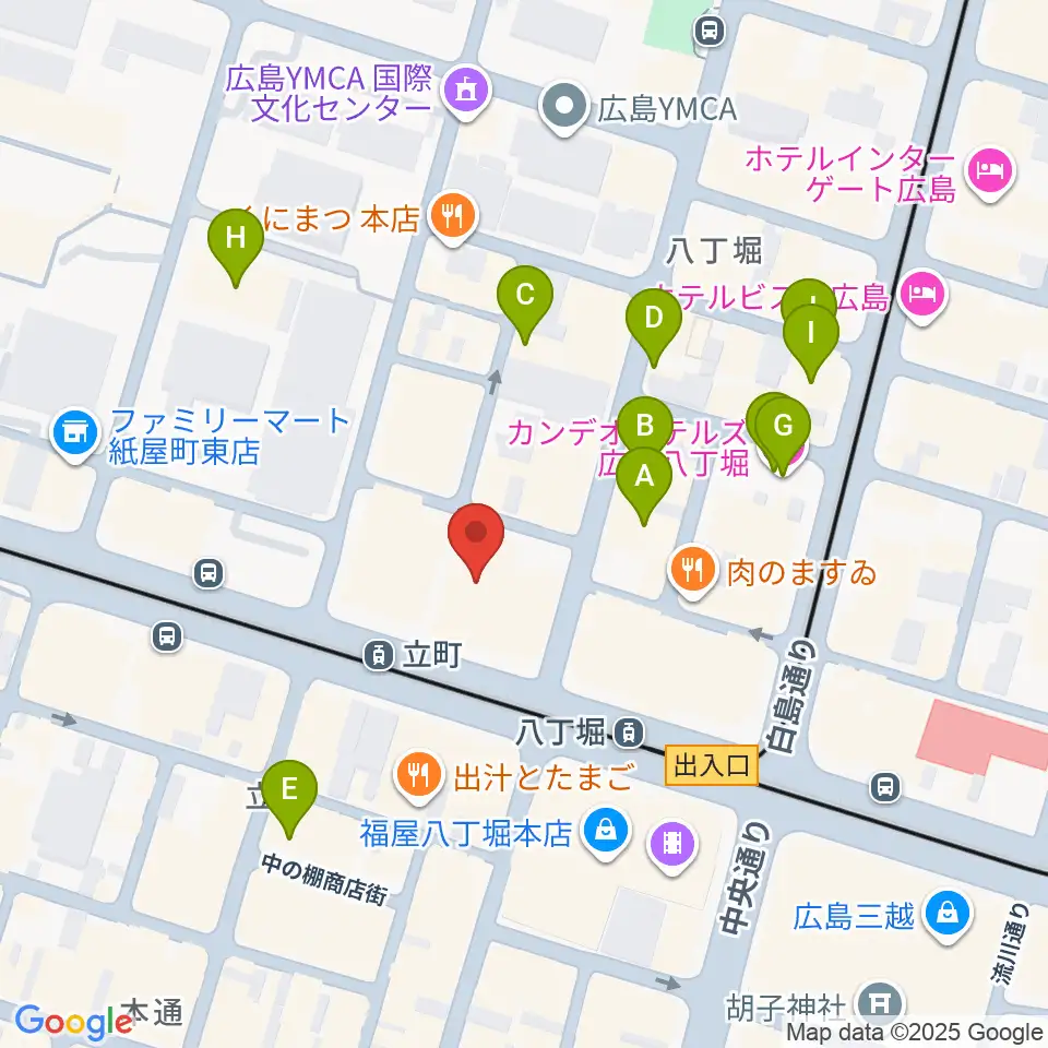 サロンシネマ1・2周辺のホテル一覧地図