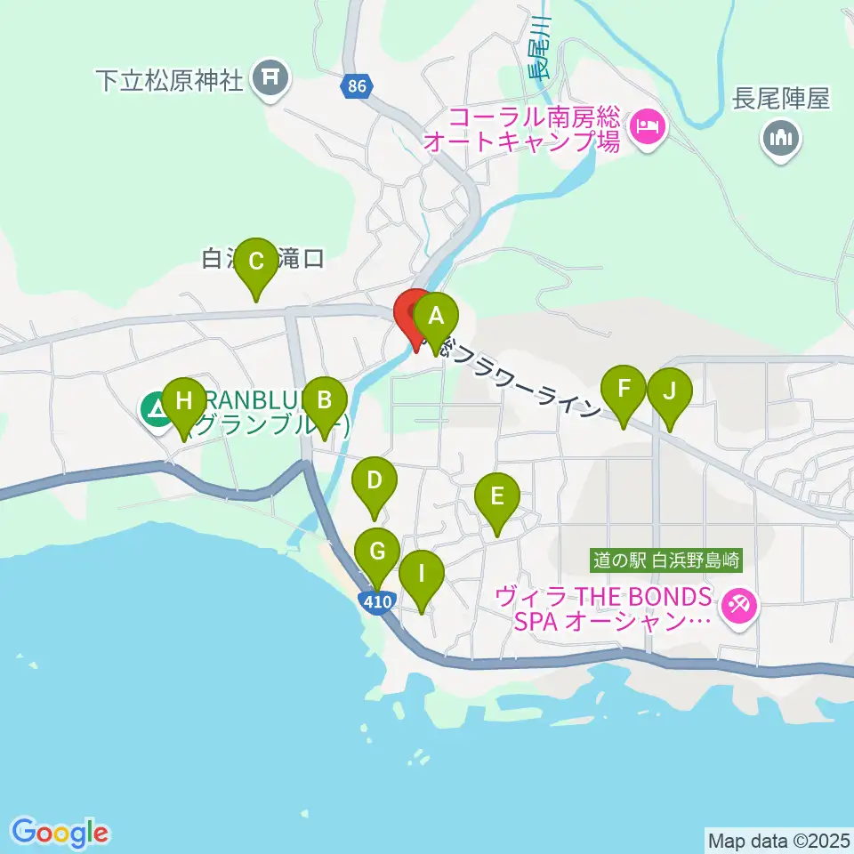 ル・ファーレ白浜周辺のホテル一覧地図