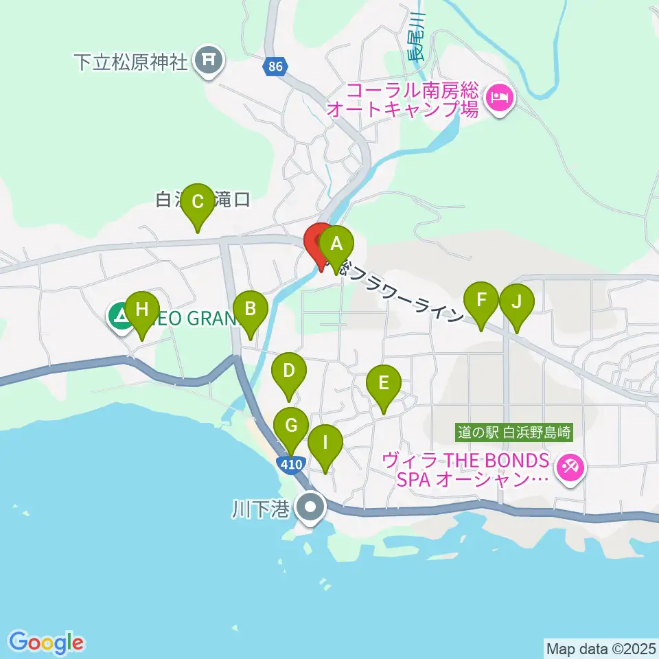 ル・ファーレ白浜周辺のホテル一覧地図