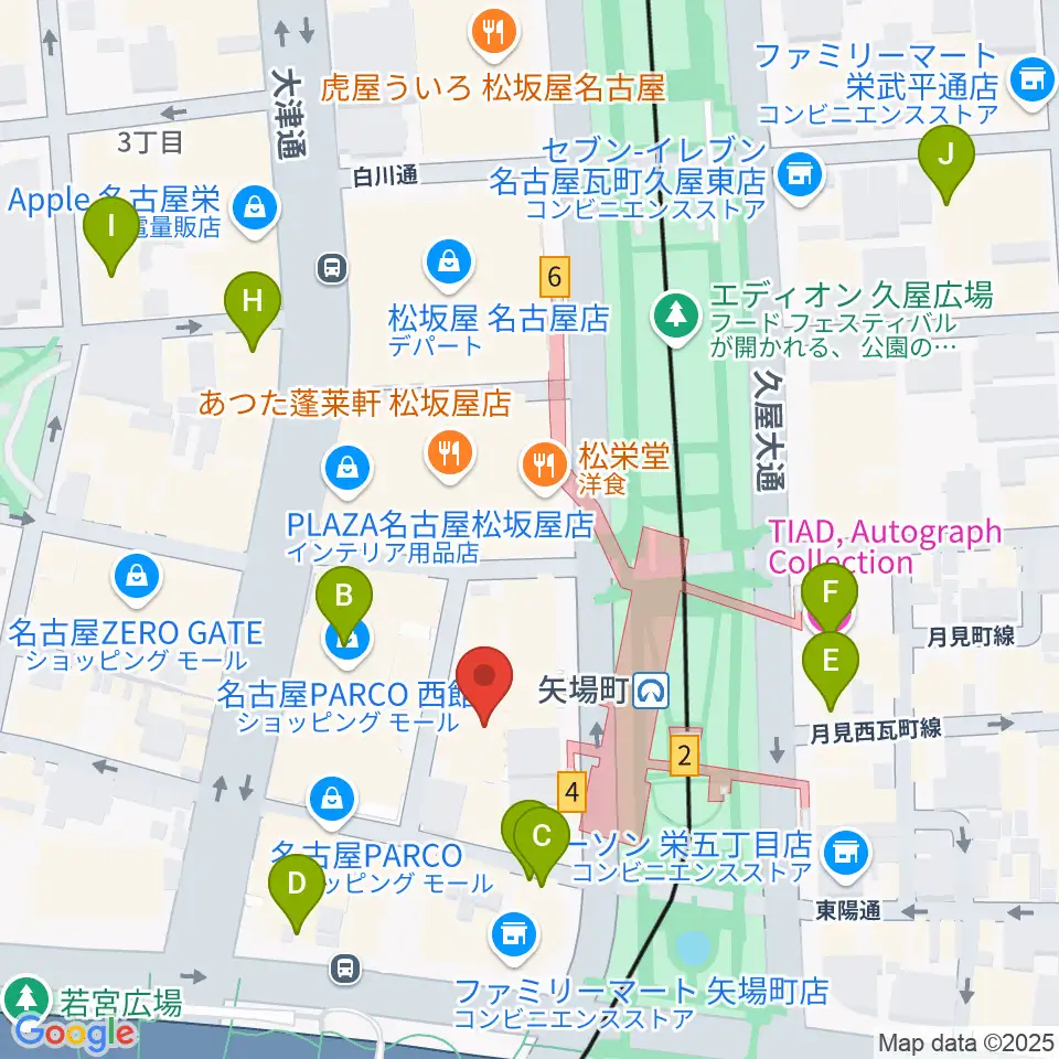 センチュリーシネマ周辺のホテル一覧地図