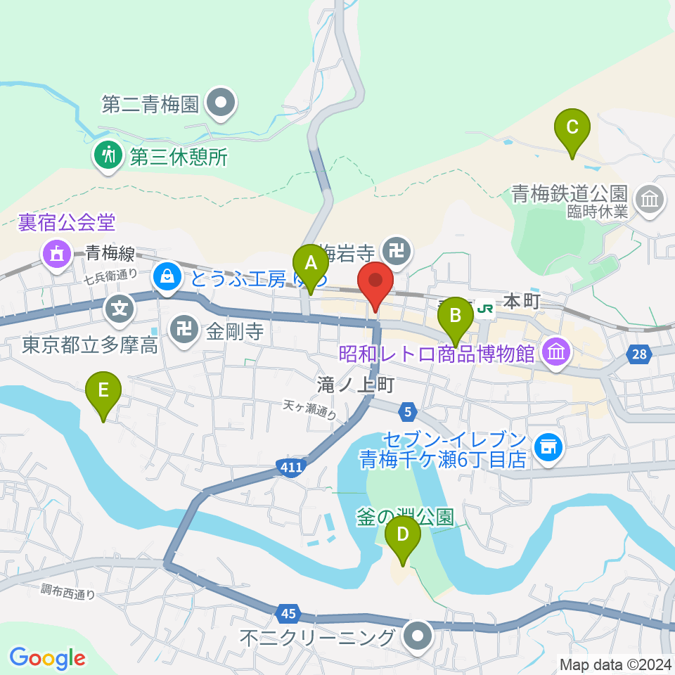 S&Dたまぐーセンター周辺のホテル一覧地図