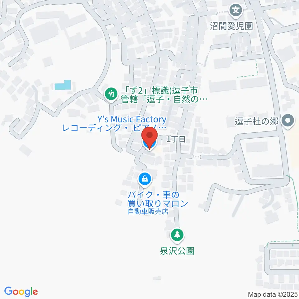 Y's Music Factory周辺のホテル一覧地図