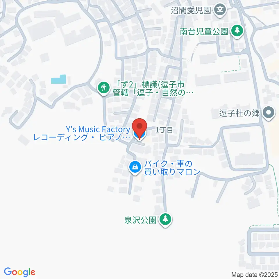 Y's Music Factory周辺のホテル一覧地図