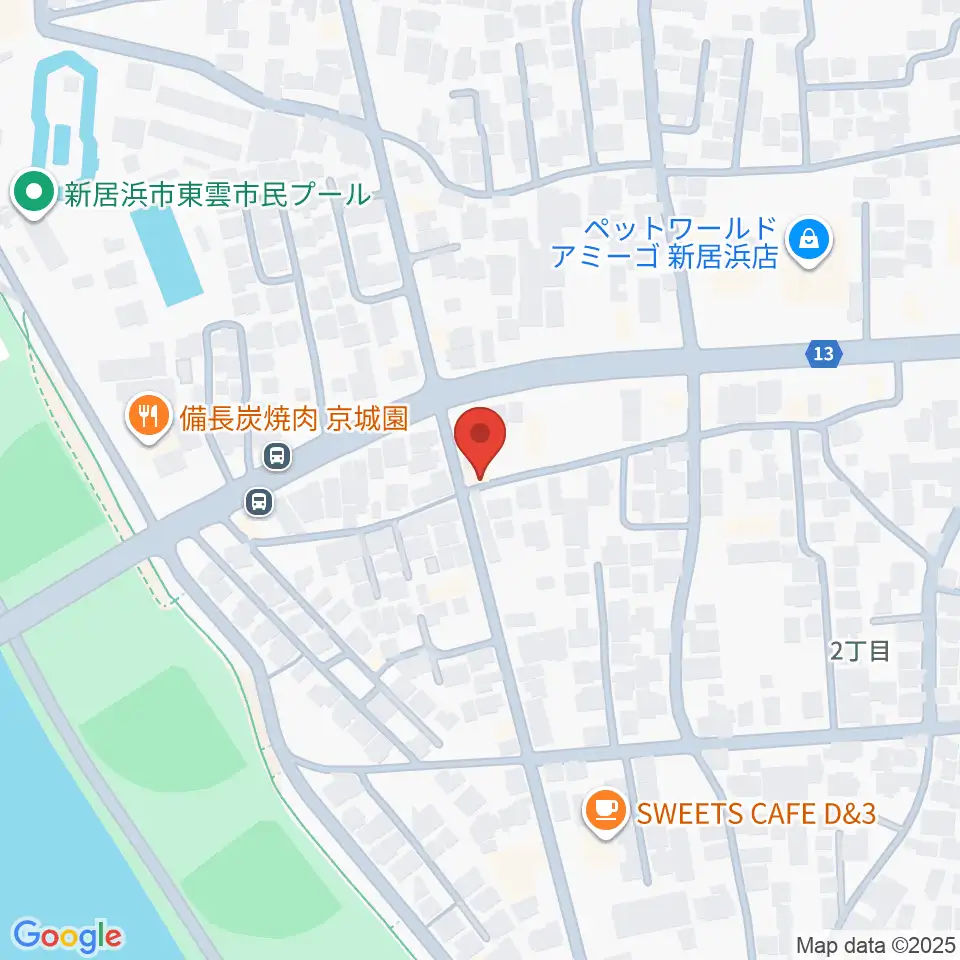 ヤストミ楽器・音楽教室周辺のホテル一覧地図