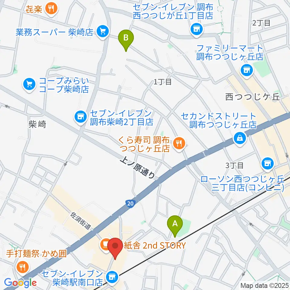 柴崎RATHOLE周辺のホテル一覧地図