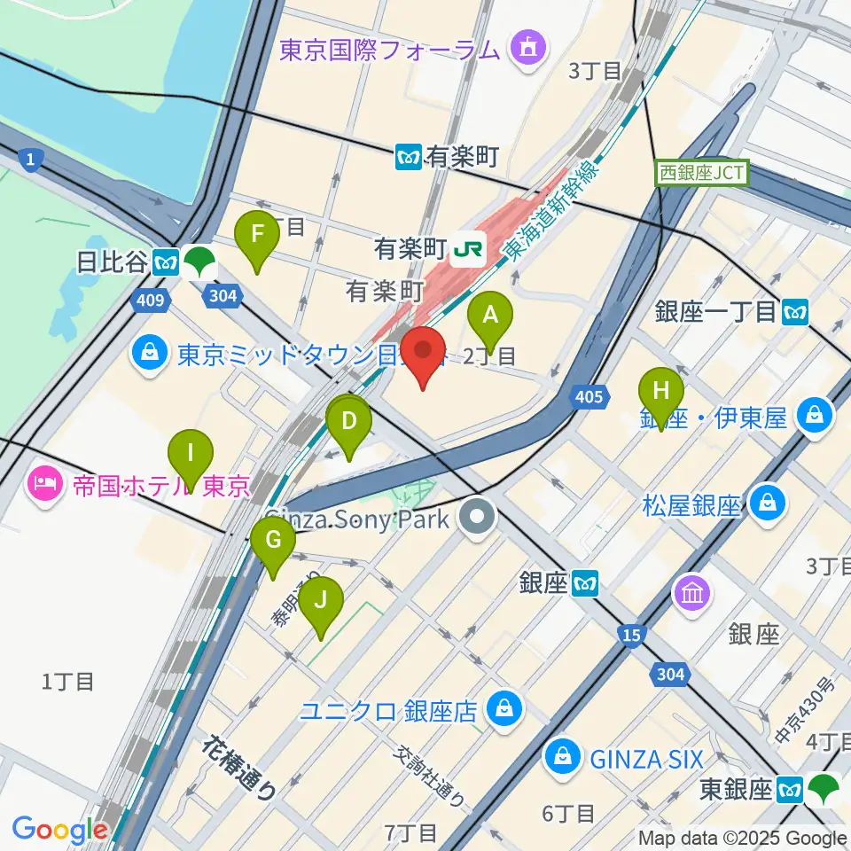 プラネタリアTOKYO周辺のホテル一覧地図