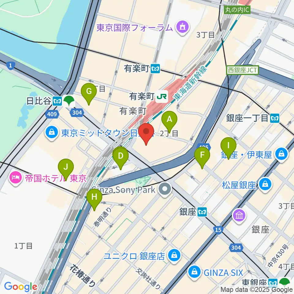 プラネタリアTOKYO周辺のホテル一覧地図