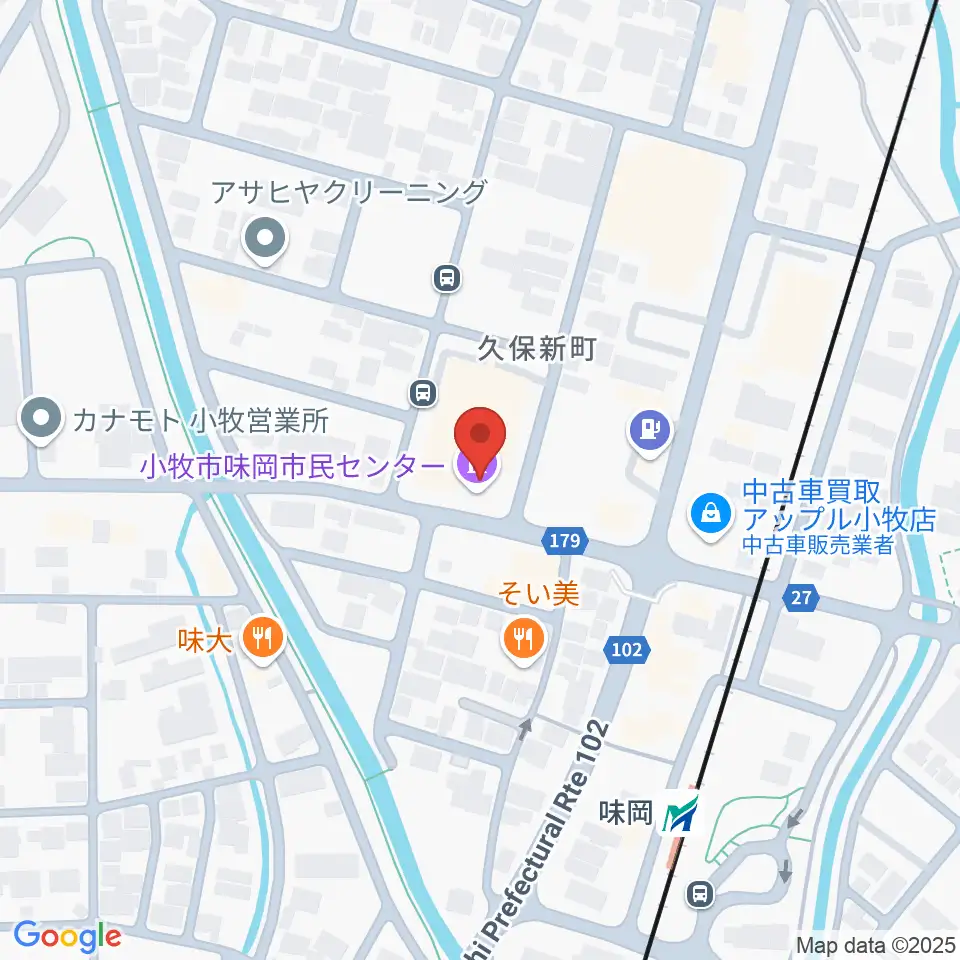小牧市味岡市民センター周辺のホテル一覧地図