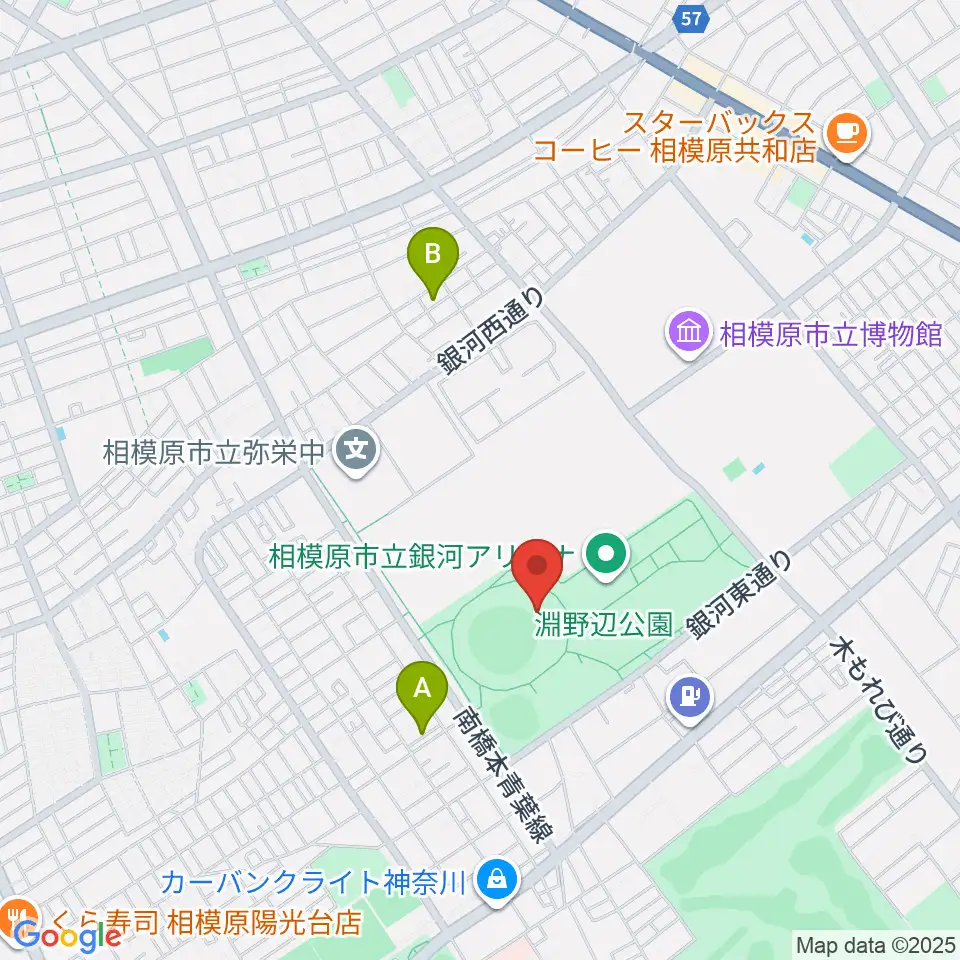 サーティーフォー相模原球場周辺のホテル一覧地図
