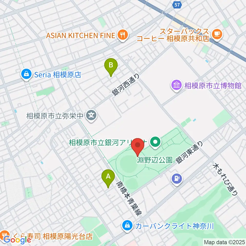 サーティーフォー相模原球場周辺のホテル一覧地図