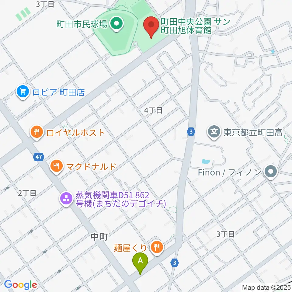 サン町田旭体育館周辺のホテル一覧地図