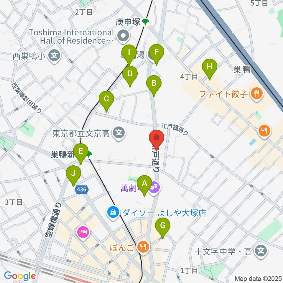 シネマハウス大塚周辺のホテル一覧地図