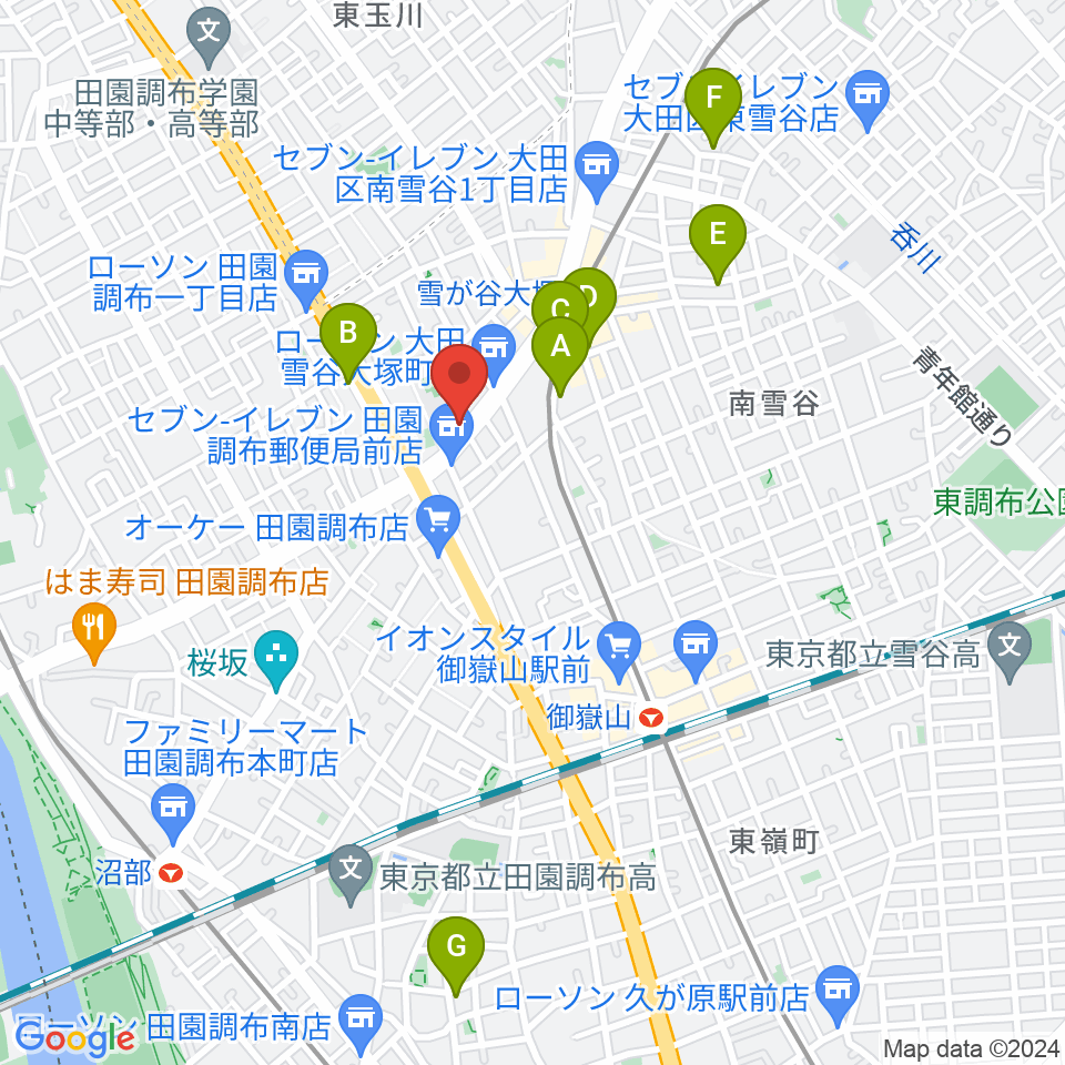 Studio PJ周辺のホテル一覧地図