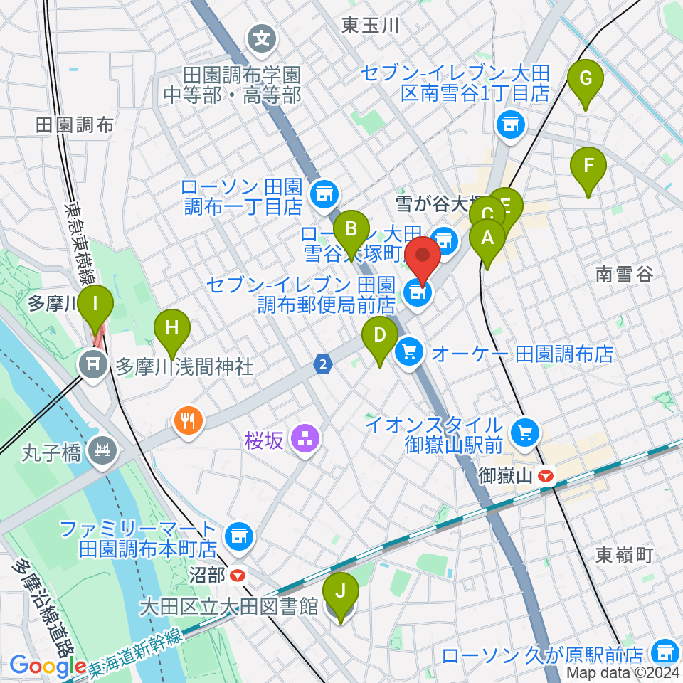 Studio PJ周辺のホテル一覧地図