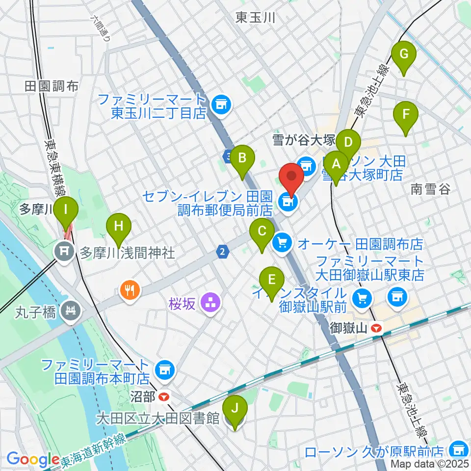 Studio PJ周辺のホテル一覧地図
