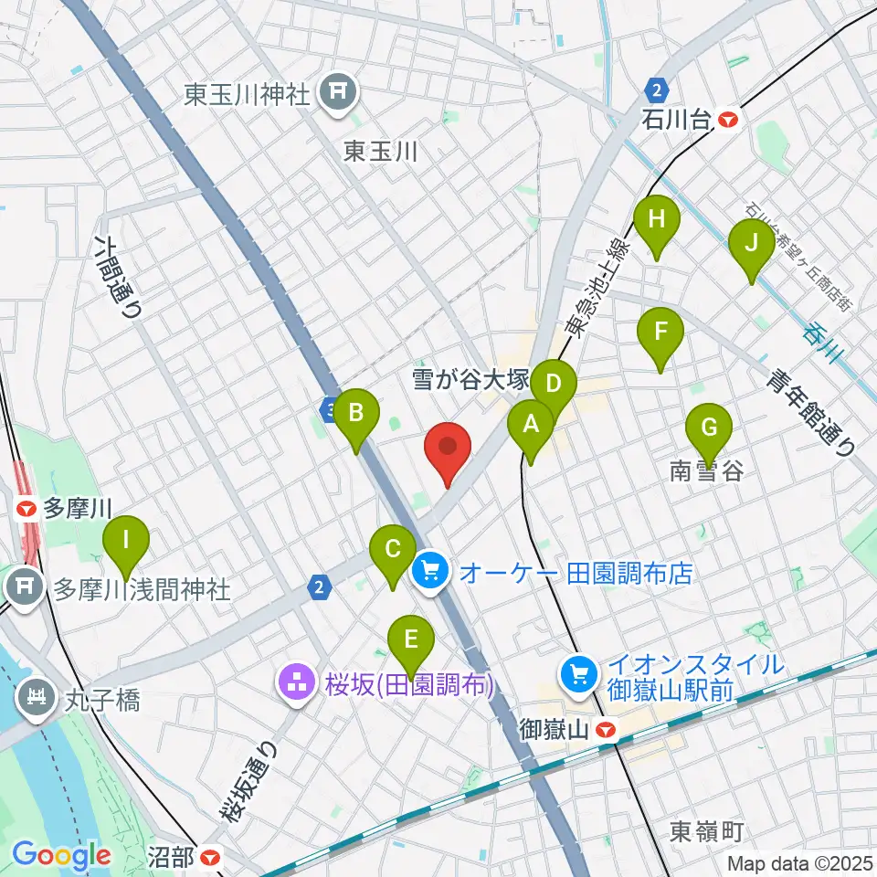 Studio PJ周辺のホテル一覧地図