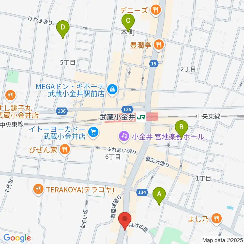 PLUS+FACTOR STUDIO周辺のホテル一覧地図