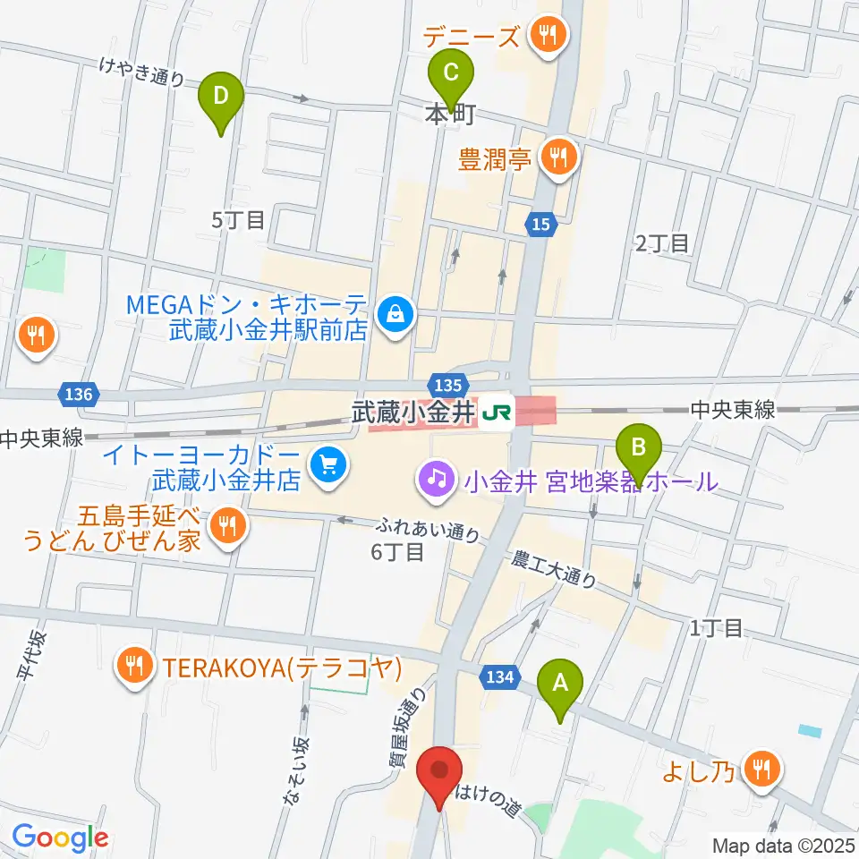 PLUS+FACTOR STUDIO周辺のホテル一覧地図