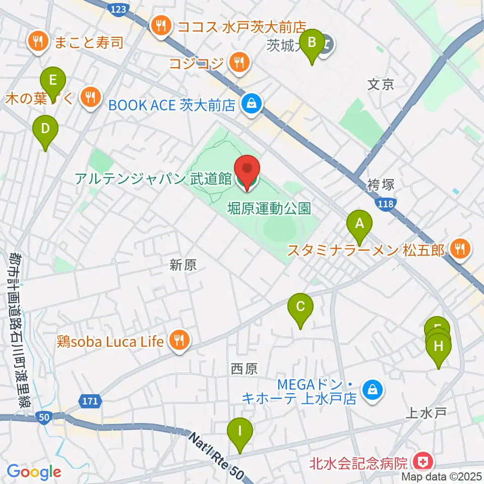 アルテンジャパン武道館周辺のホテル一覧地図