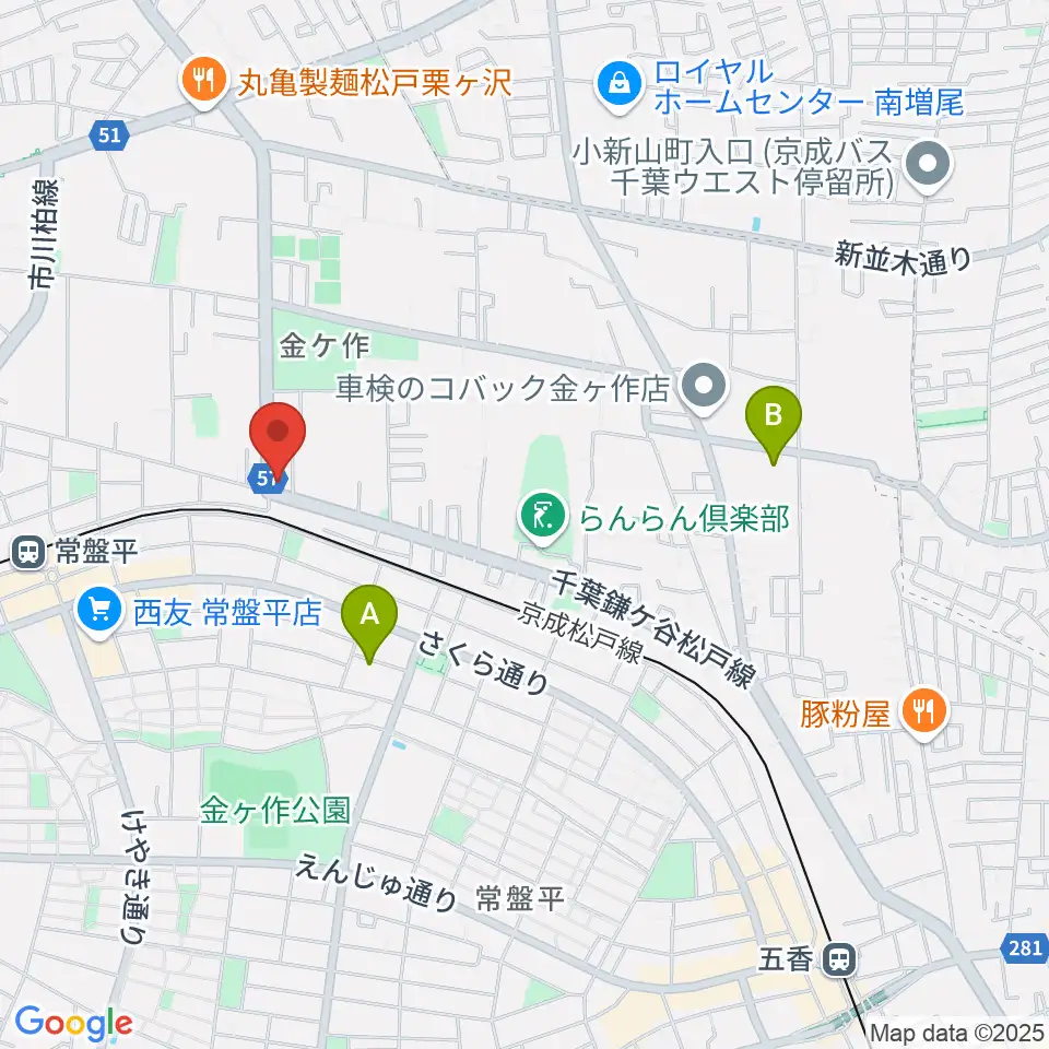 オハナホール周辺のホテル一覧地図