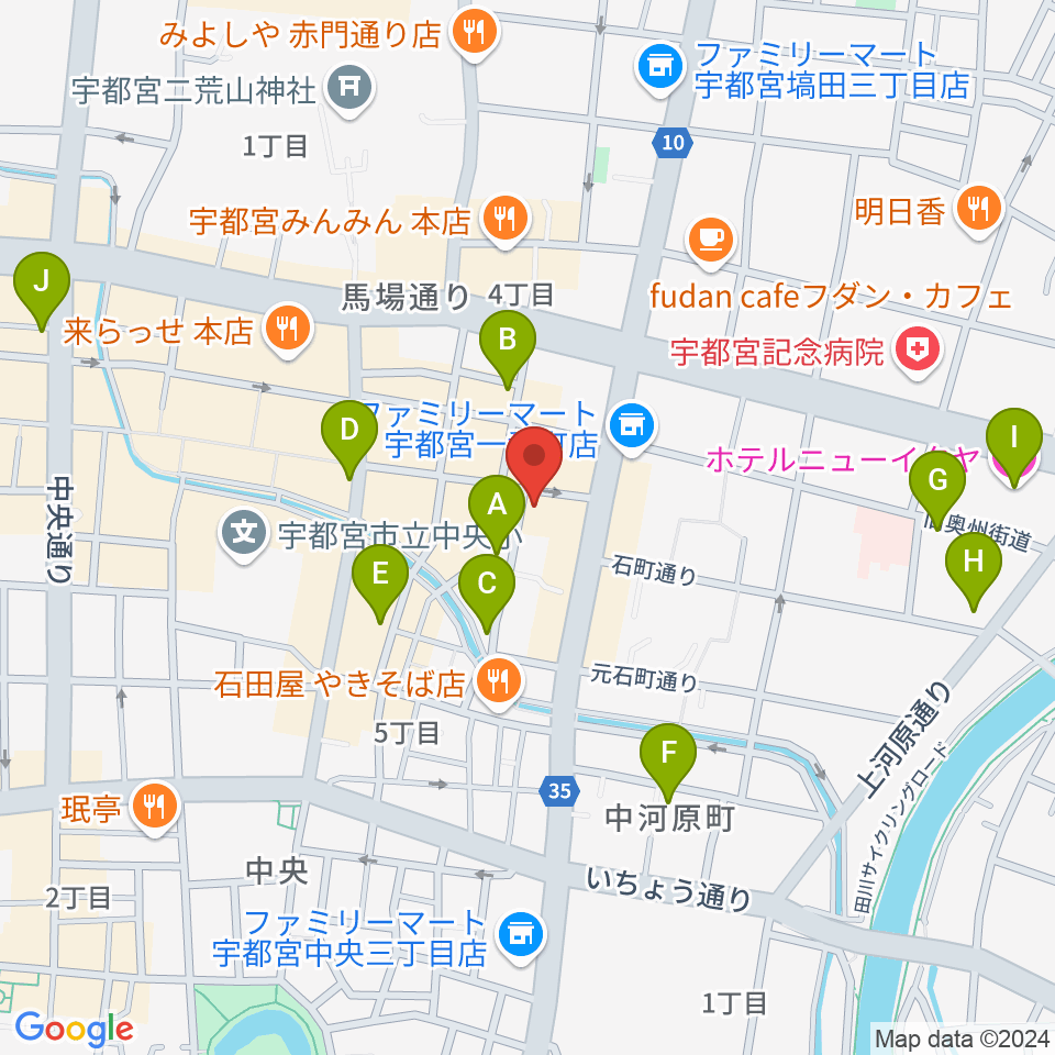 フォールーラーレコーズ周辺のホテル一覧地図