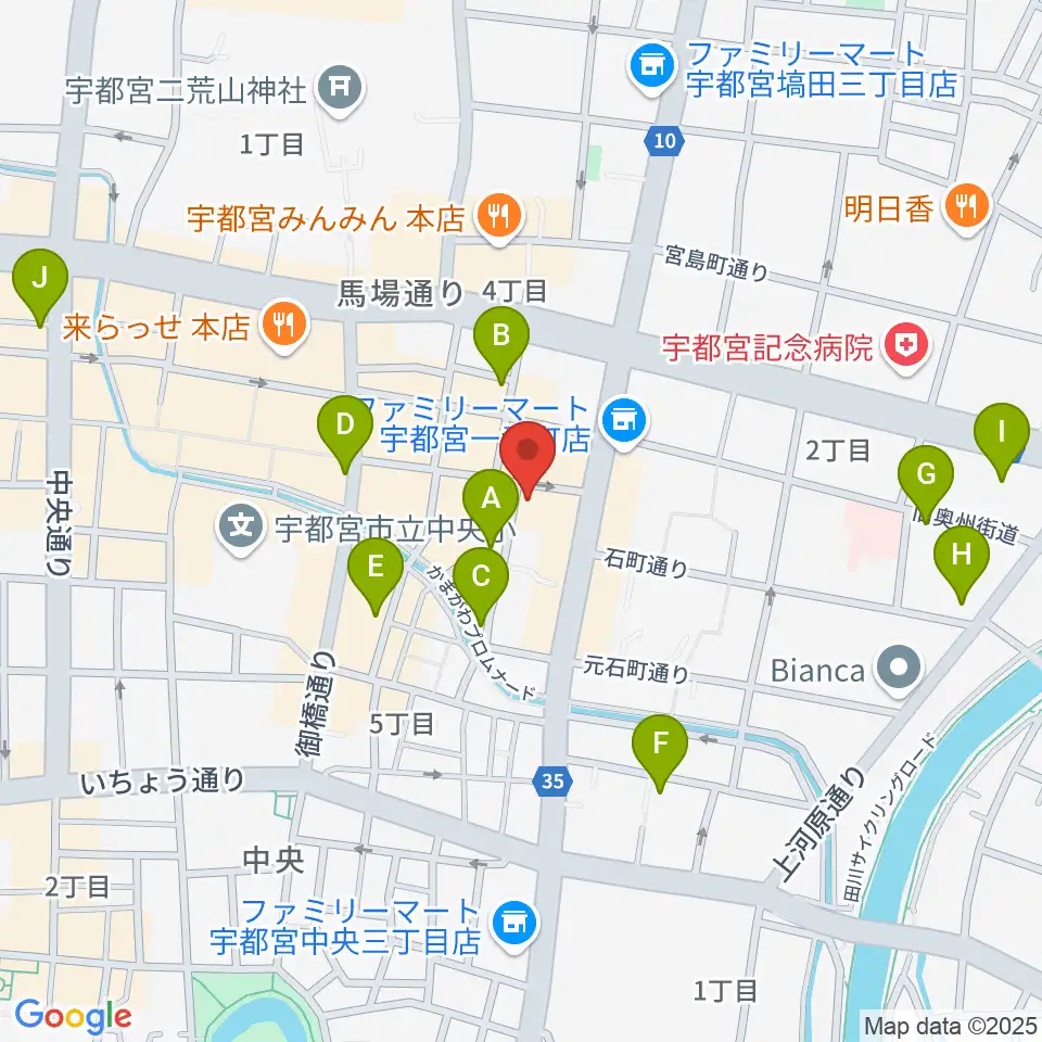 フォールーラーレコーズ周辺のホテル一覧地図