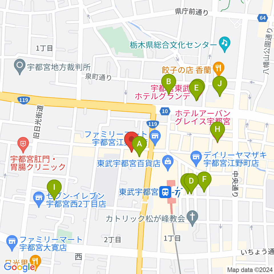 Pupu's Studio(ププズスタジオ)周辺のホテル一覧地図