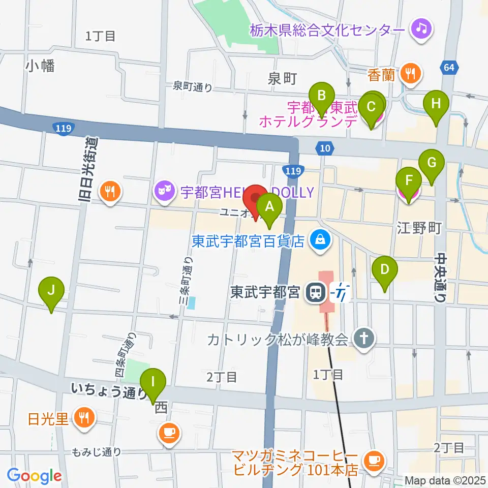 Pupu's Studio(ププズスタジオ)周辺のホテル一覧地図